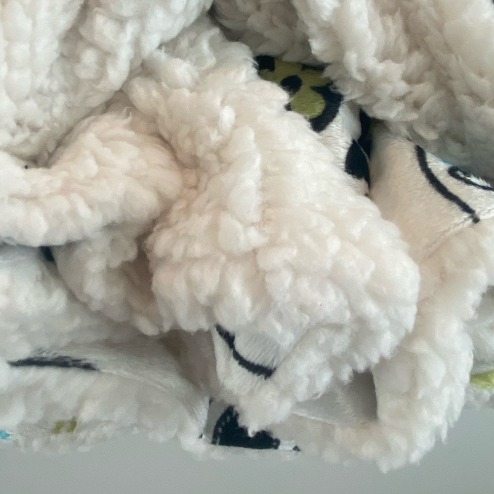 Halloween Blanket Throw Sugar Skull Sherpa 50”x70” - Picture 4 of 7